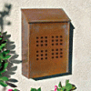 Antique Brass Decorative Mailbox